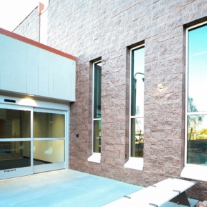 MLK Senior Center Glass Installation in Las Vegas