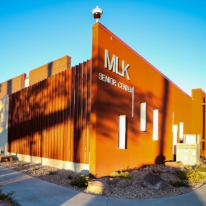 MLK Senior Center Glass Installation in Las Vegas