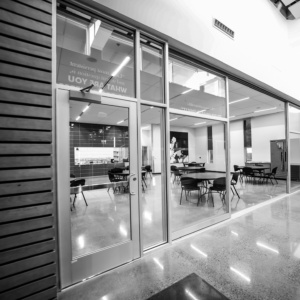 MLK Senior Center Glass Installation in Las Vegas