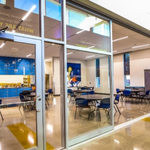 MLK Senior Center Glass Installation in Las Vegas