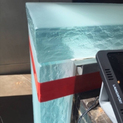 Glass Bar Top Project Installation