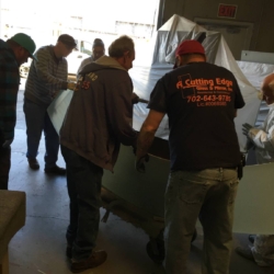 Glass Bar Top Project Installation