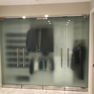 Heavy glass Door