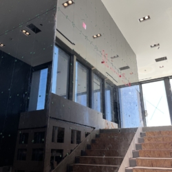 Black Painted Glass