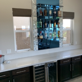 Blue Mirror Installation