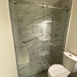 Frameless Slider Shower