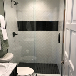 Frameless Slider Shower