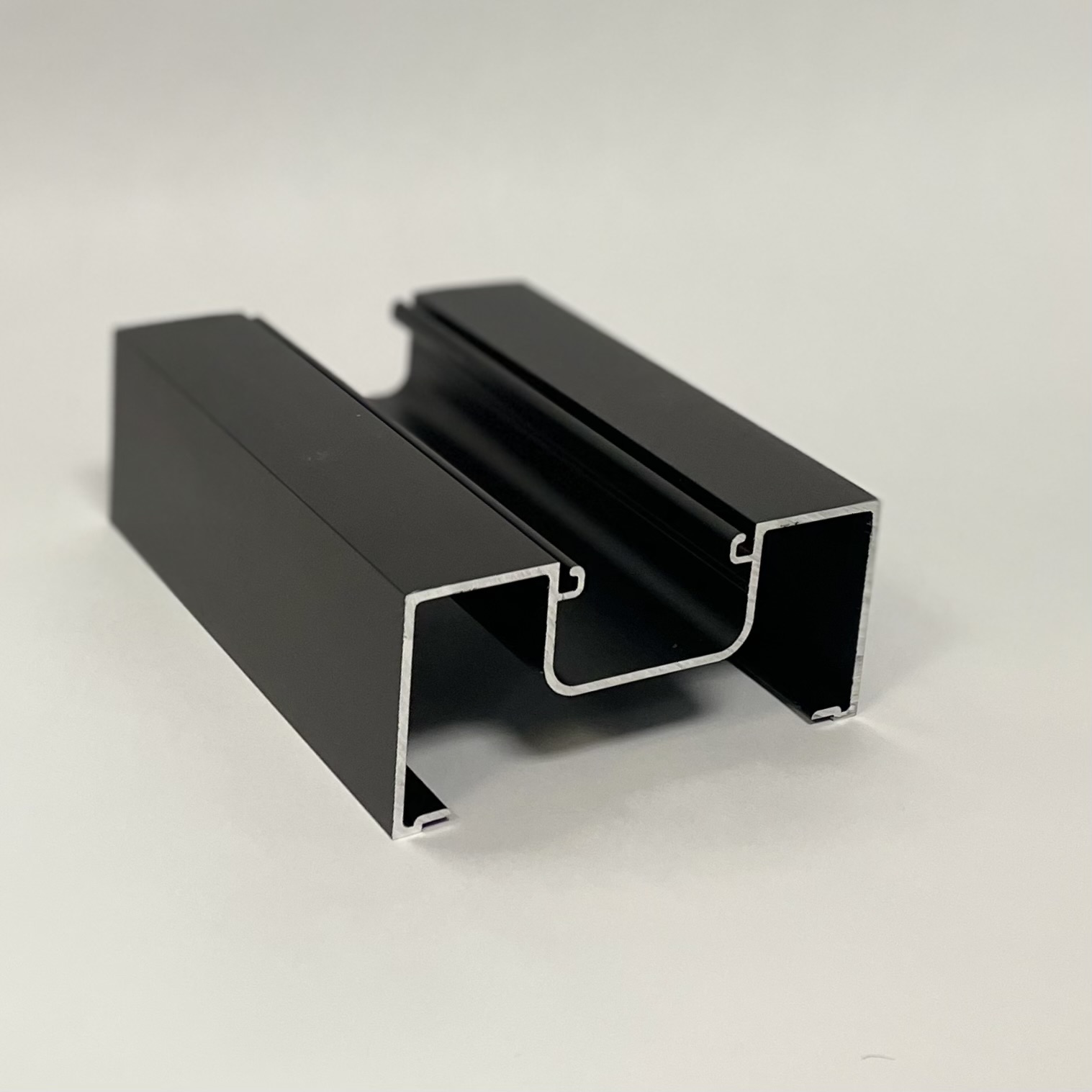 Black Anodized Center Glazed System