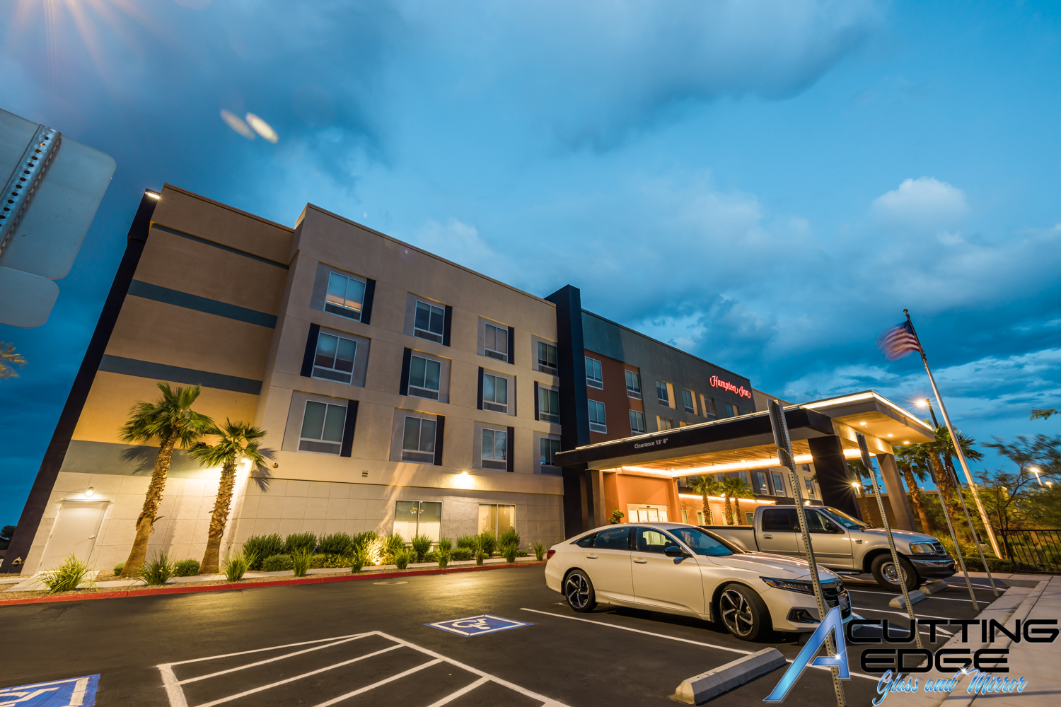 Hampton INN – Storefront windows and doors